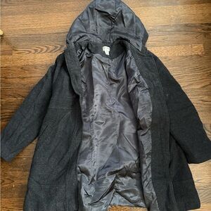 Motherhood Maternity Black Pea Coat